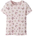 Name It T-shirt - Rib - NmfVemma - Cradle Pink/Bow Ties
