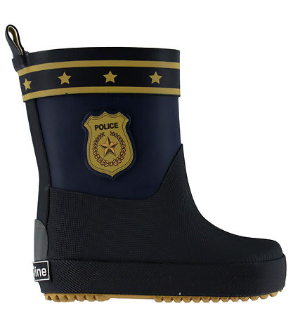 Mikk-Line Gummistøvler - Wellies Police - Blue Nights