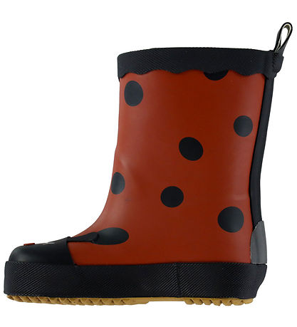 Mikk-Line Gummistøvler - Wellies Ladybug - Henna