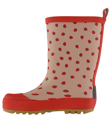 Mikk-Line Gummistøvler - Wellies - Strawberry AOP