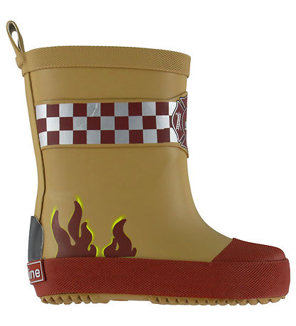 Mikk-Line Gummistøvler - Barfod - Wellies Firefighter - Kelp