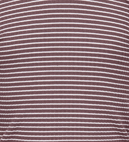 Kids Only Bluse - KogPamia - Rose Brown/Thin White Stripe