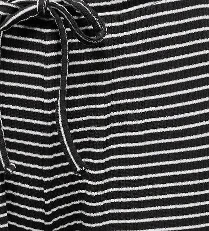 Kids Only Bukser - Rib - KogPamia - Black/Thin White Stripe