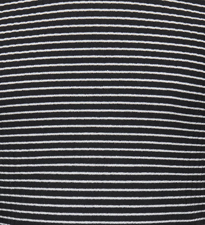 Kids Only Bluse - KogPamia - Rib - Black/Thin White Stripe