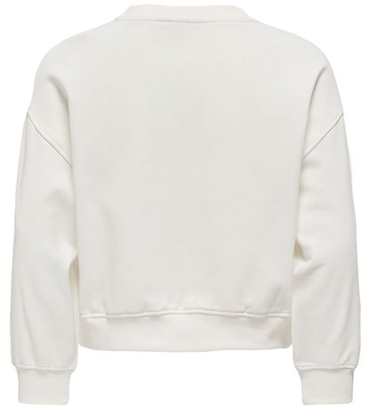 Kids Only Sweatshirt - KogBetina - Cloud Dancer/Bronx