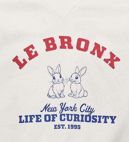 Kids Only Sweatshirt - KogBetina - Cloud Dancer/Bronx