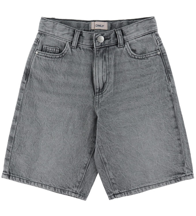 Kids Only Shorts - Denim - KogLonnie - Medium Grey Denim