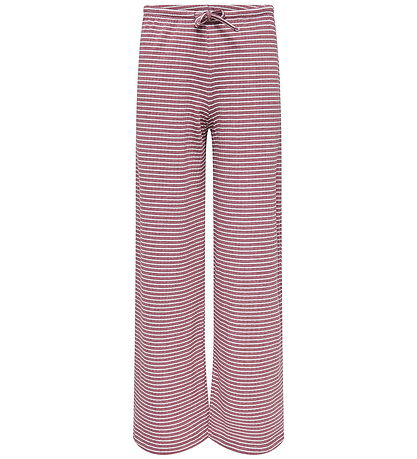 Kids Only Bukser - Rib - KogPamia - Rose Brown/Thin White Stripe