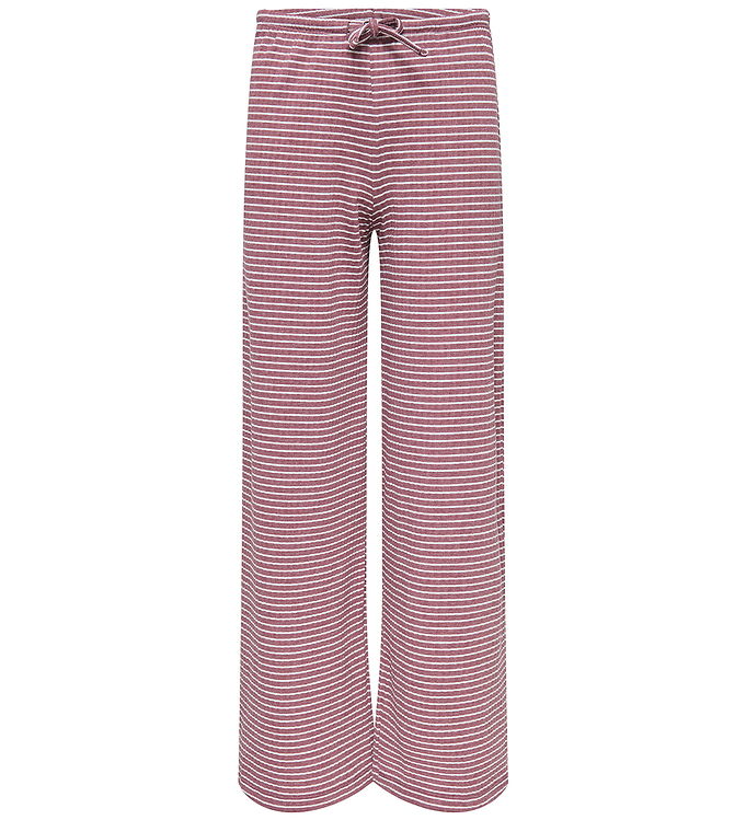 Kids Only Bukser - Rib - KogPamia - Rose Brown/Thin White Stripe