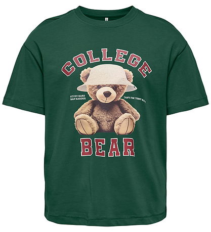 Kids Only T-shirt - KogVivvi - Pineneedle/College Hat Nomad