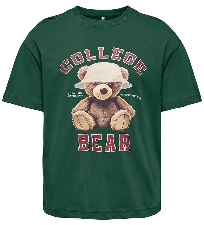 Kids Only T-shirt - KogVivvi - Pineneedle/College Hat Nomad
