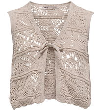 Kids Only Waistcoat - Knitted - KogBeach - Pumice Stone