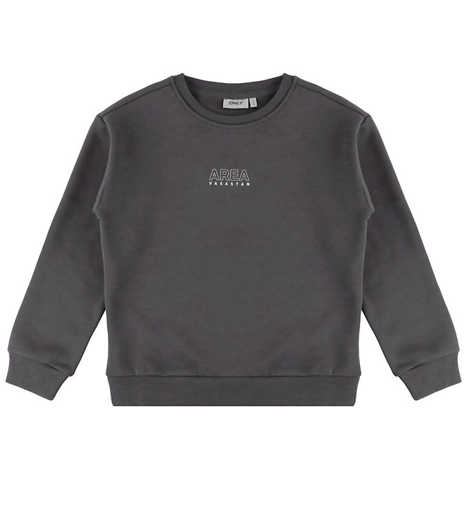 Kids Only Sweatshirt - KogZenja - Blackened Pearl/Vasastan