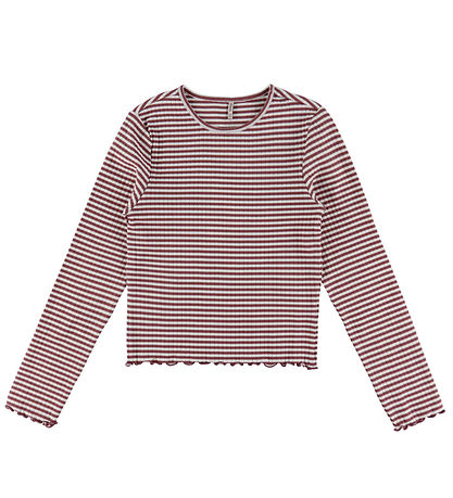 Kids Only Bluse - Rib - KogDixi - Rose Brown/Cloud Dancer