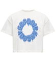 Kids Only T-shirt - KogDaphne - Cloud Dancer/Euphoric