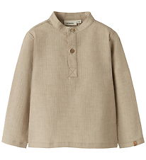 Lil Atelier Skjorte - NmmDasher - Oxford Tan/Melange