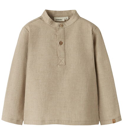 Lil Atelier Skjorte - NmmDasher - Oxford Tan/Melange