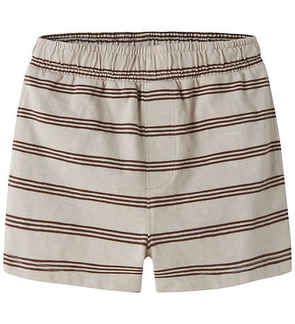 Name It Shorts - NmmVoby - Chateau Gray/Chestnut