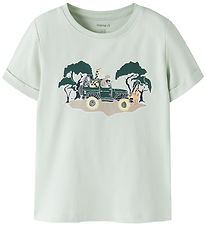 Name It T-shirt - NmmVux - Pale Aqua/Drive