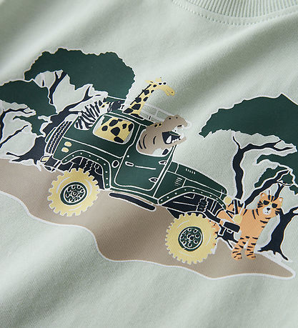 Name It T-shirt - NmmVux - Pale Aqua/Drive