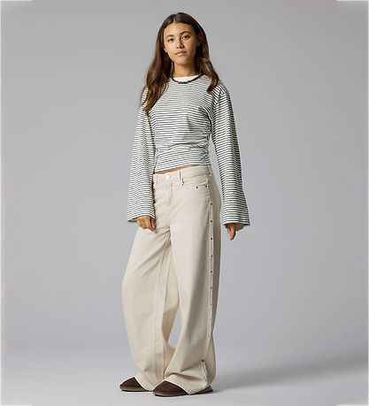 LMTD Jeans - NlfHyedstud X-Wide - Moonbeam/Washed