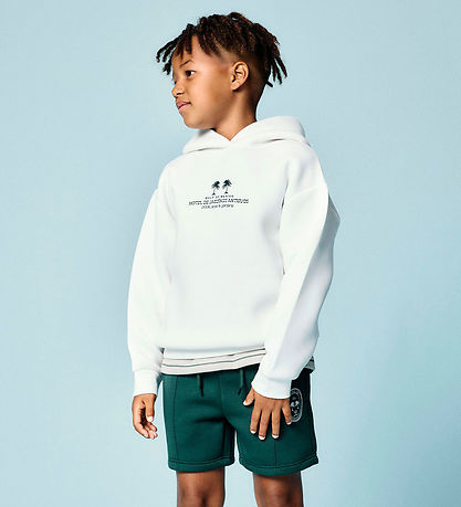 Name It Hættetrøje - NkmHist - Bright White