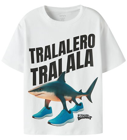 Name It T-shirt - Noos - NkmArmi Brainrot - Bright White