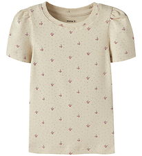 Name It T-shirt - NmfHannis - Almond Milk