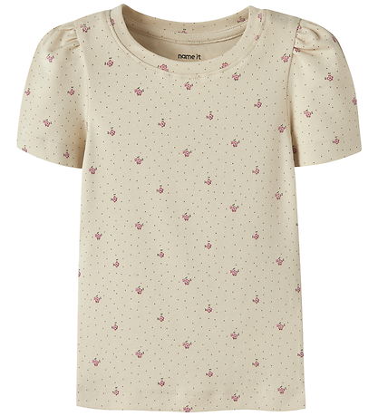 Name It T-shirt - NmfHannis - Almond Milk