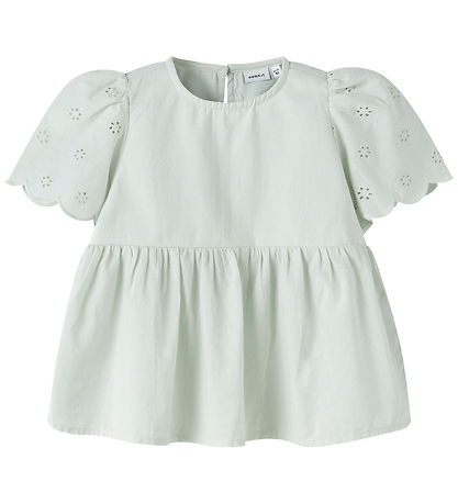 Name It Bluse Top - NmfHalcyon - Pale Aqua