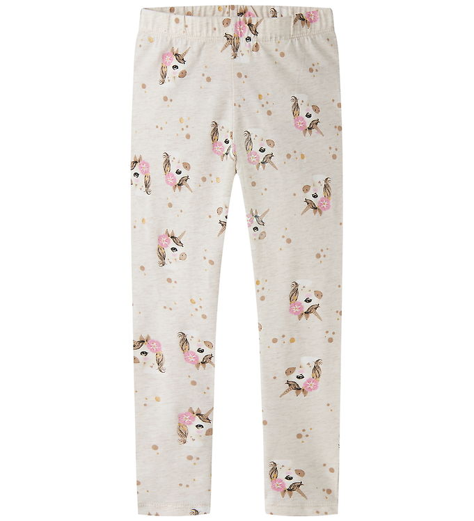 Name It NmfJalisa - Børn Leggings - Beige - 104