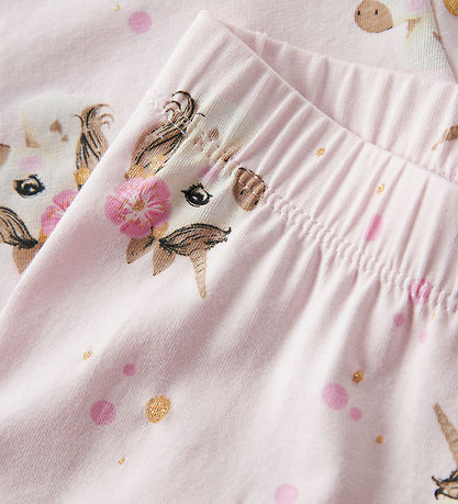 Name It Leggings - NmfJalisa - Cradle Pink m. Glimmer