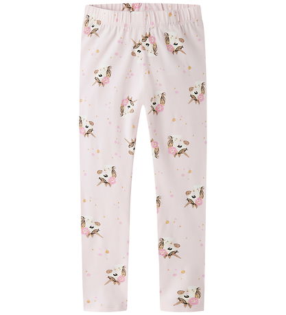Name It Leggings - NmfJalisa - Cradle Pink m. Glimmer