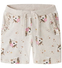 Name It Shorts - NmfJalisa - Peyote Melange m. Glimmer