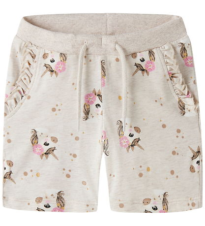 Name It Shorts - NmfJalisa - Peyote Melange m. Glimmer