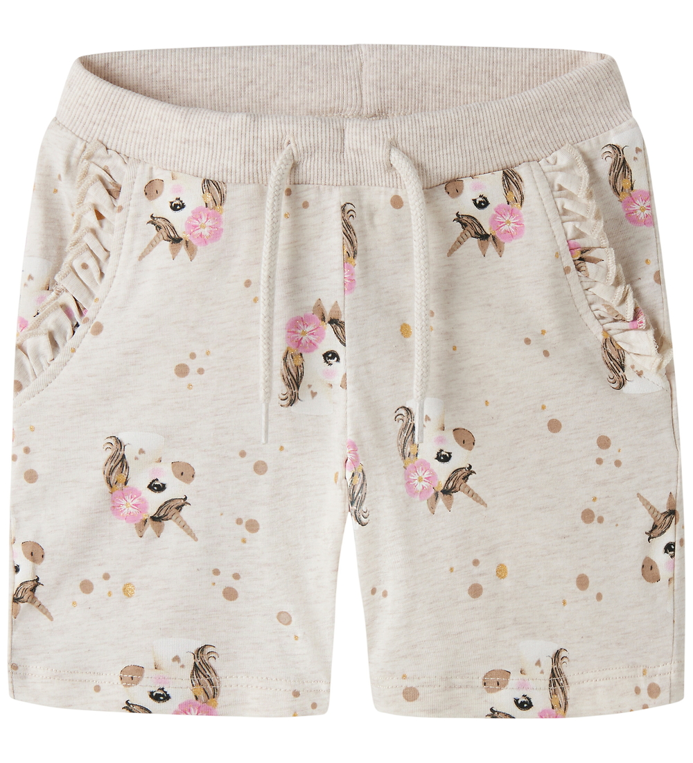 Name It Shorts - NmfJalisa - Peyote-Mischung m. Glitzer - Name It - 2 Jahre (92) - Shorts