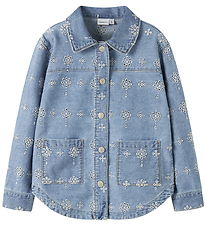 Name It Denimjakke - NkfHarper - Light Blue Denim/Anglaise