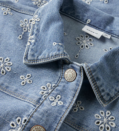 Name It Denimjakke - NkfHarper - Light Blue Denim/Anglaise