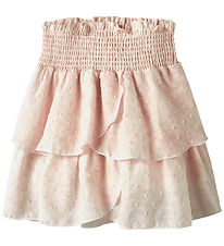 LMTD Nederdel - NlfBibby - Antique White/Pink A Boo