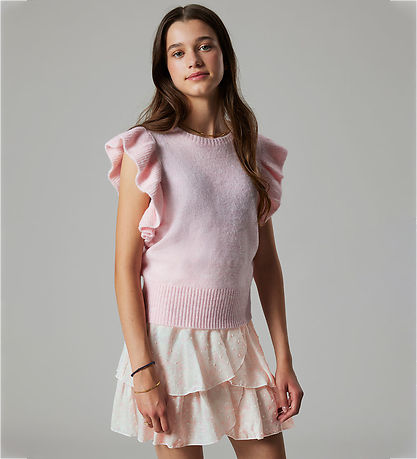 LMTD Nederdel - NlfBibby - Antique White/Pink A Boo