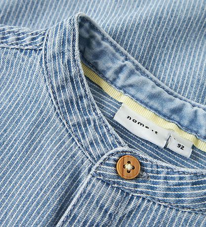 Name It Skjorte - NmmHans - Light Blue Denim