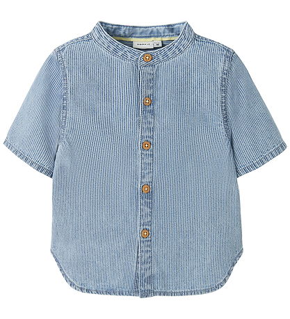 Name It Skjorte - NmmHans - Light Blue Denim
