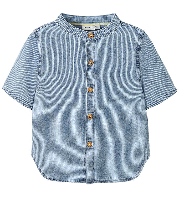 Name It Skjorte - NmmHans - Light Blue Denim