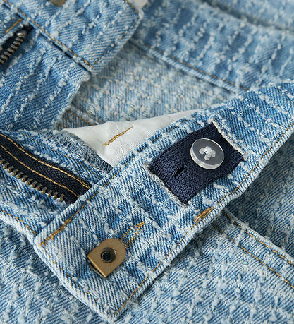 Name It Shorts - NkmBen Skater - Light Blue Denim