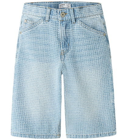 Name It Shorts - NkmBen Skater - Light Blue Denim