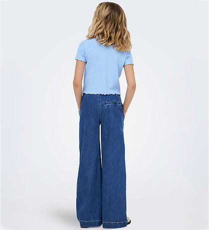 Kids Only Jeans - Wide - KogDeia - Medium Blue Denim