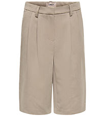 Kids Only Shorts - Wide - KogHattie-Zal - Taupe Gray/Melange