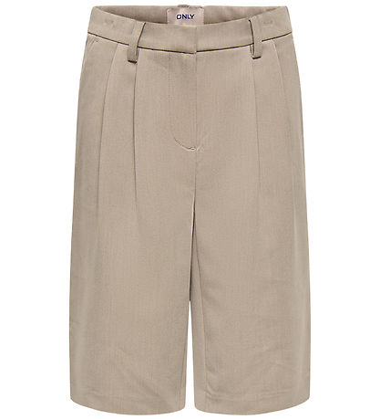 Kids Only Shorts - Wide - KogHattie-Zal - Taupe Gray/Melange