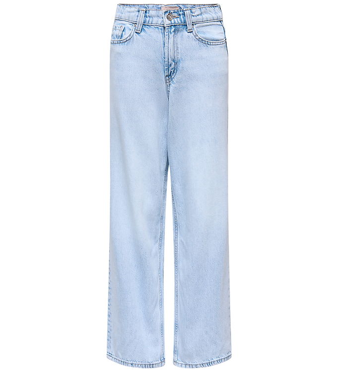 Kids Only Jeans - Wide - KogSilky Soft - Light Blue Denim