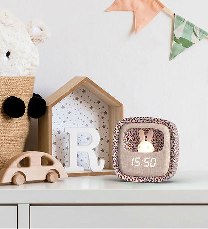 Mobility on Board Vækkeur m. Lys - Billy Clock - Rainbow Leopard